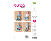 Schnittmuster burda kids - Babyausstattung 9204